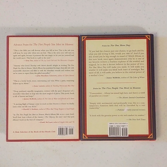 Mitch Albom book bundle (for one more day/ the five people you meet in heaven) - Picture 2 of 6